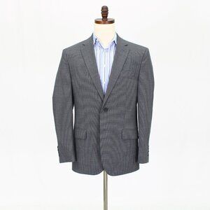Jos. A. Bank 42R Gray HT 2-Button Sport Coat Blazer Jacket T735